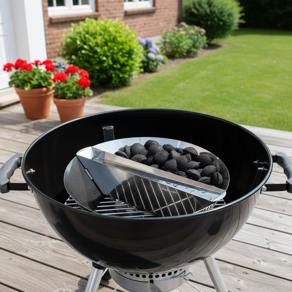 Onlyfire- Stainless Steel BBQ Vortex With Water Divider