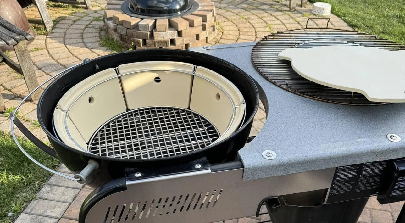 Charcoal Firebox Set,Onlyfire Charcoal Ash Basket