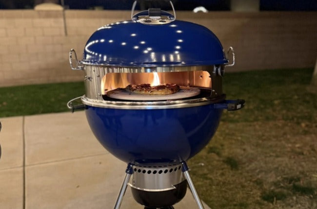 Onlyfire 2-in-1 Rotisserie & Pizza Kit for Weber 18