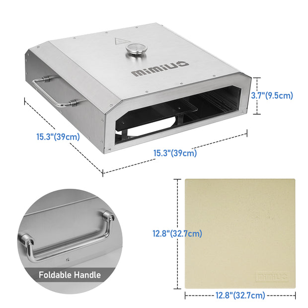 Barbecue Stainless Steel Pizza Oven Kit