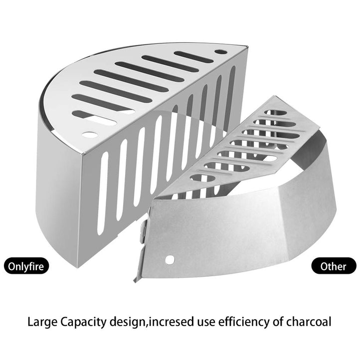 Contoured Charcoal Basket Holders