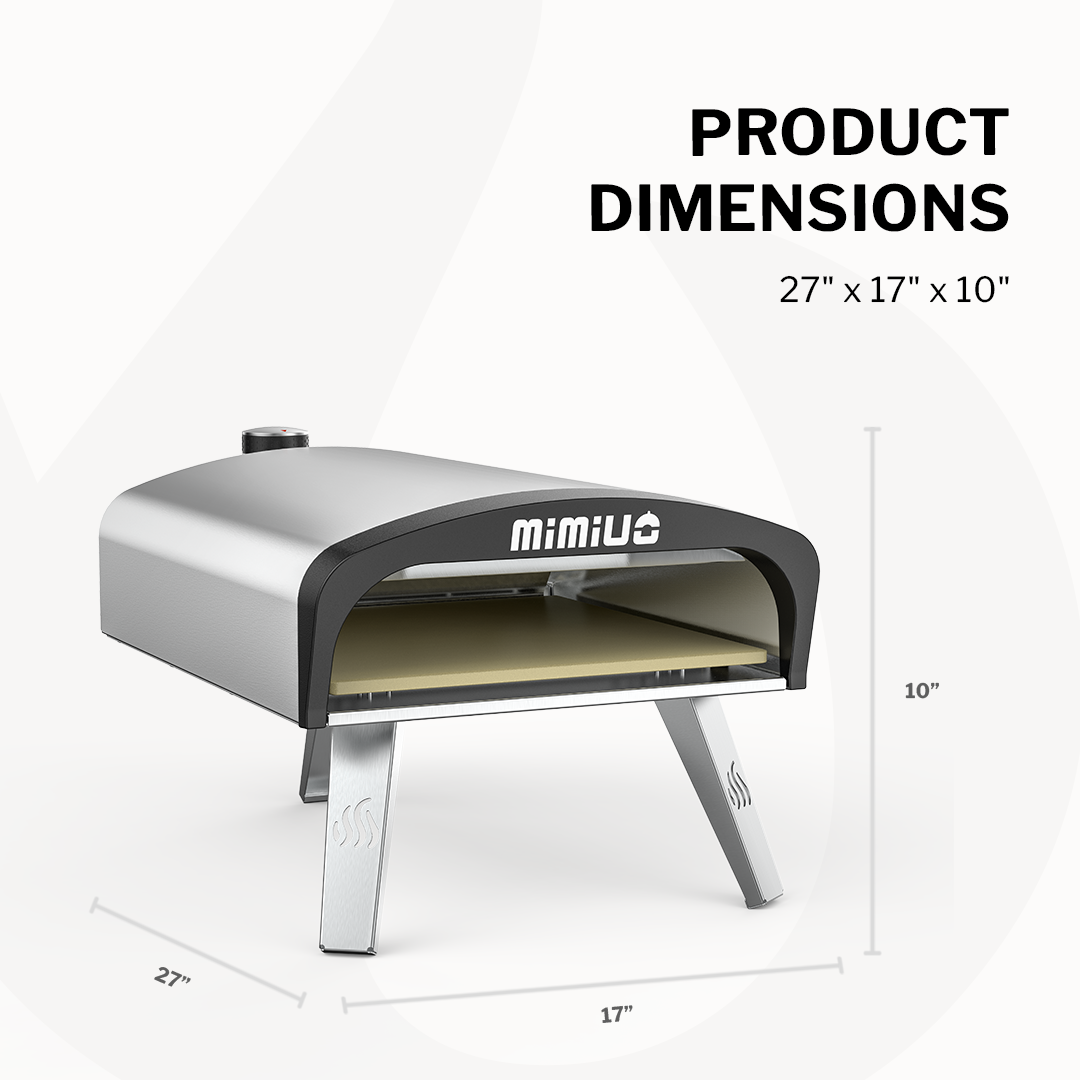 Mimiuo Classic G-Oven Portable Gas Pizza Oven Kit – OnlyFire