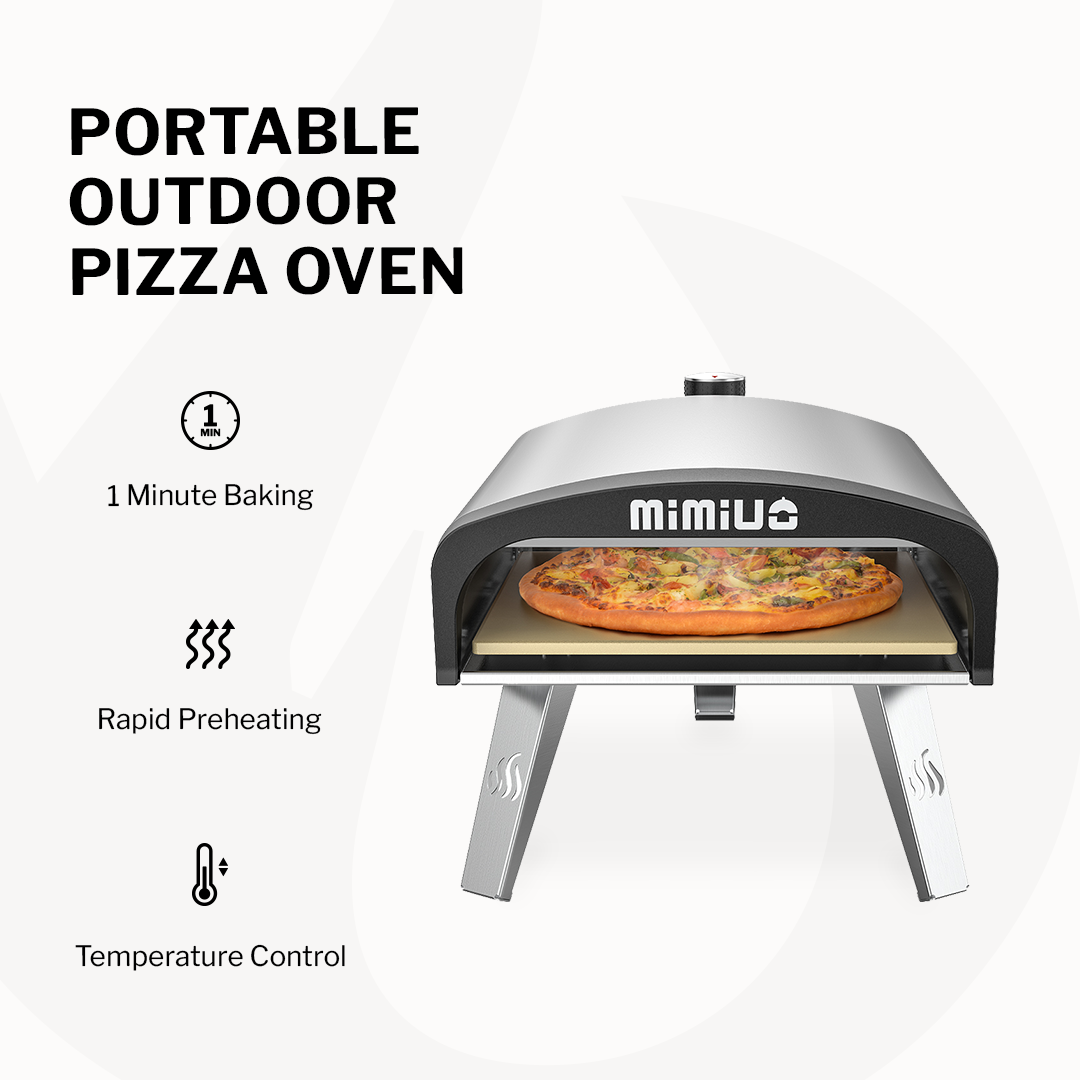 Mimiuo Classic G-Oven Portable Gas Pizza Oven Kit – OnlyFire